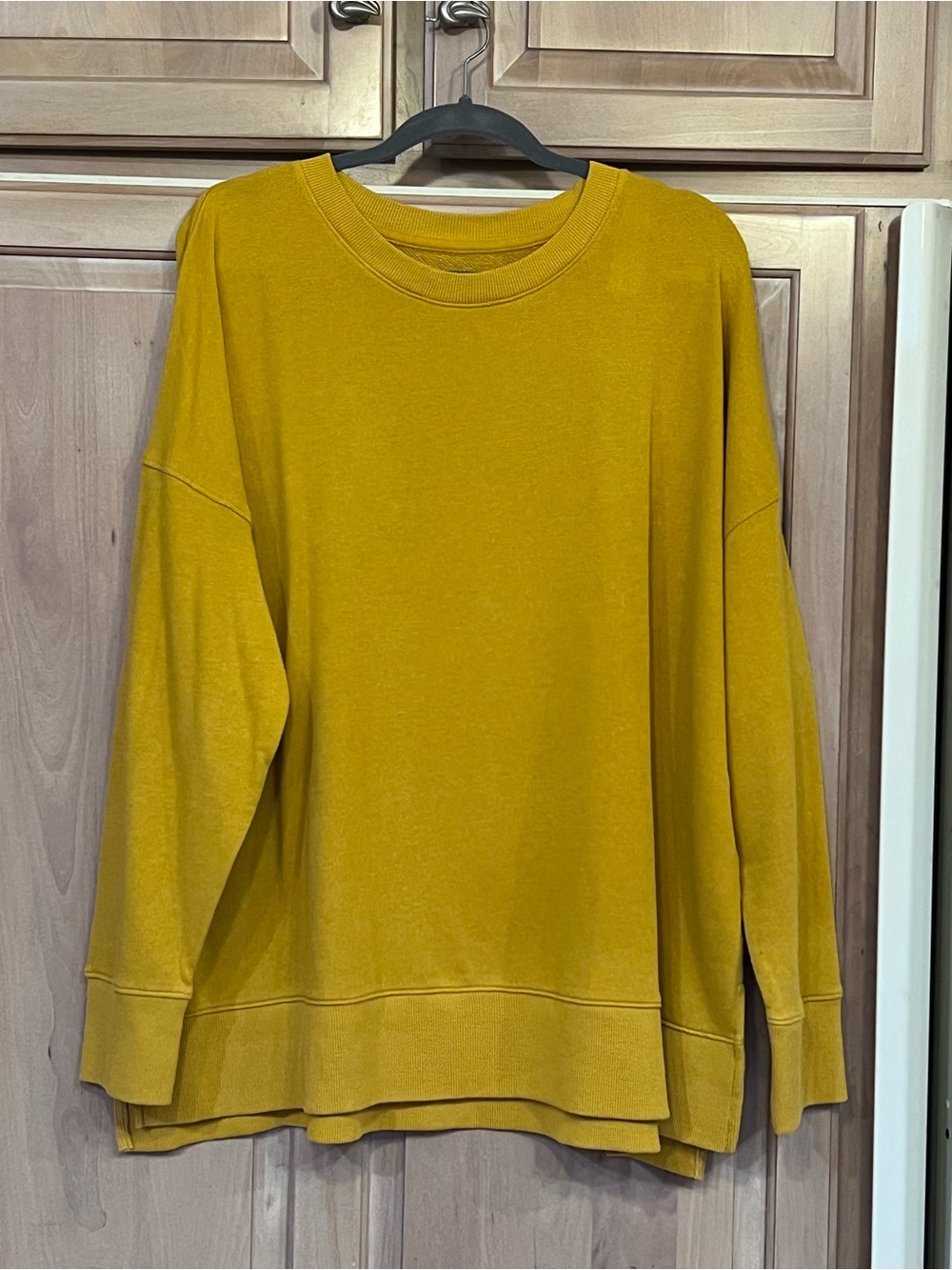 Time and Tru Mustard Yellow Crewneck Sweater Size XXXL